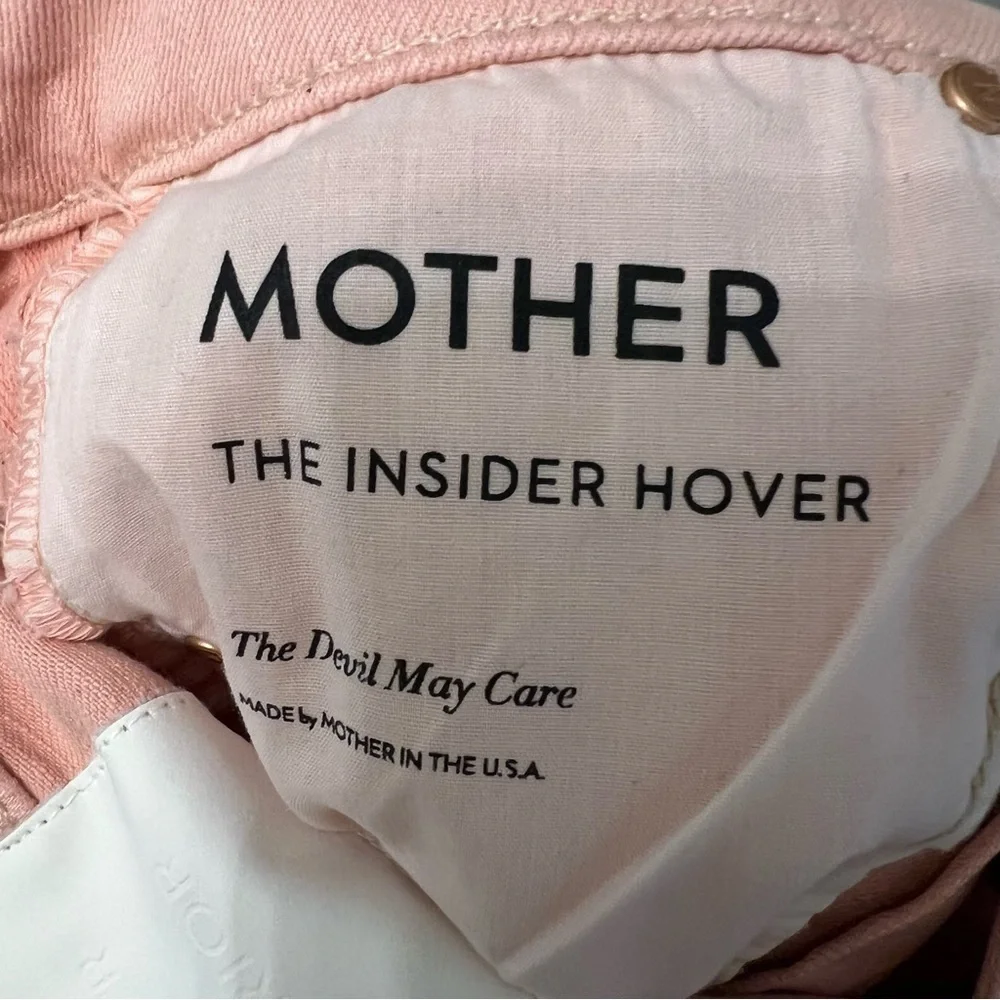 Mother Superior The Insider Hover Jeans Peach Parfait 26 NWT Spring Contemporary - Picture 5 of 7